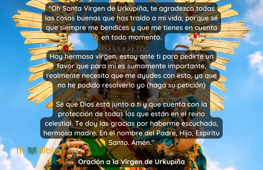 Oración a la Virgen de Urkupiña