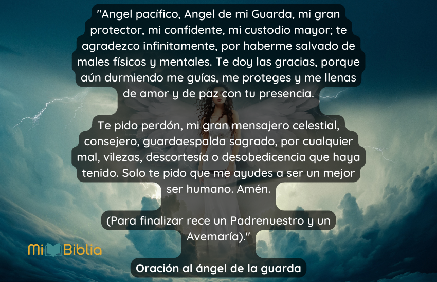 Oración al ángel de la guarda