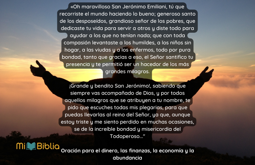 Oración para el dinero, las finanzas, la economía y la abundancia