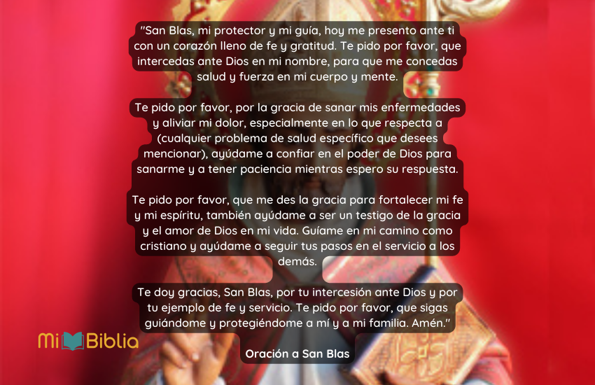 Oración a San Blas