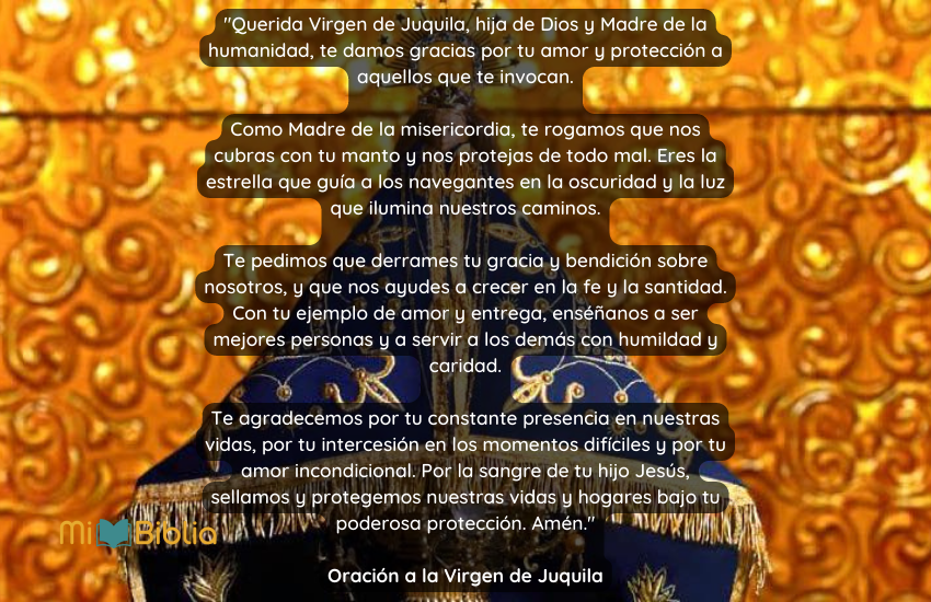 Oración a la Virgen de Juquila