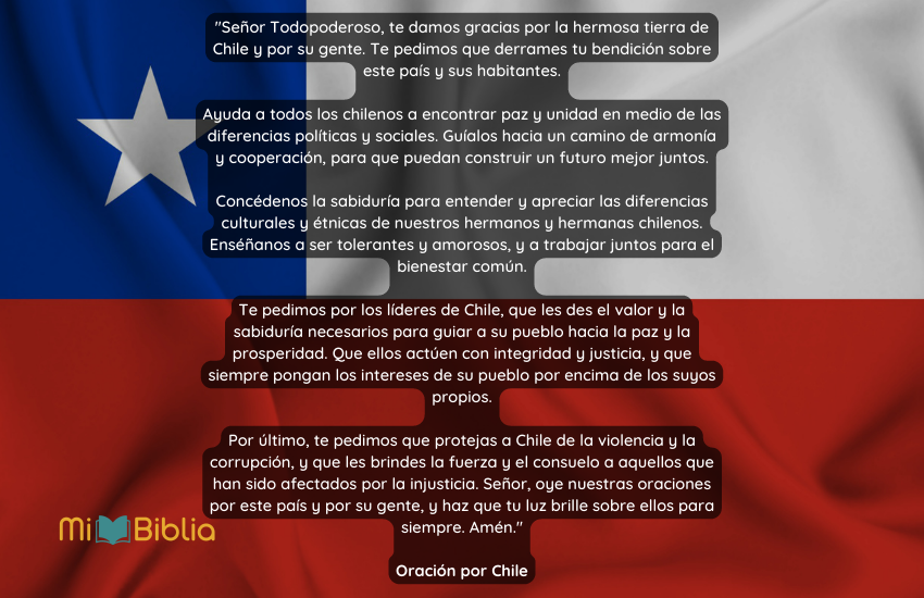 Oración por Chile