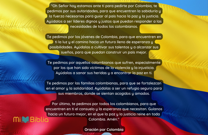 Oración por Colombia