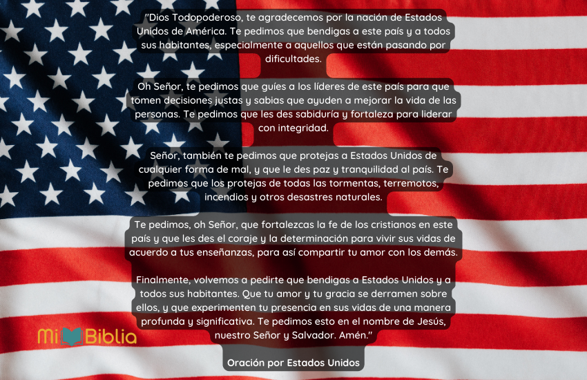 Oración por Estados Unidos