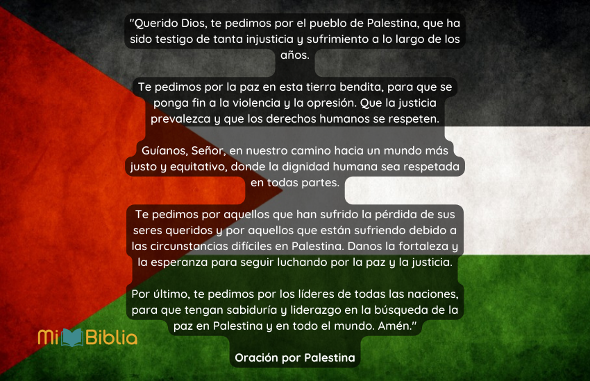 Oración por Palestina