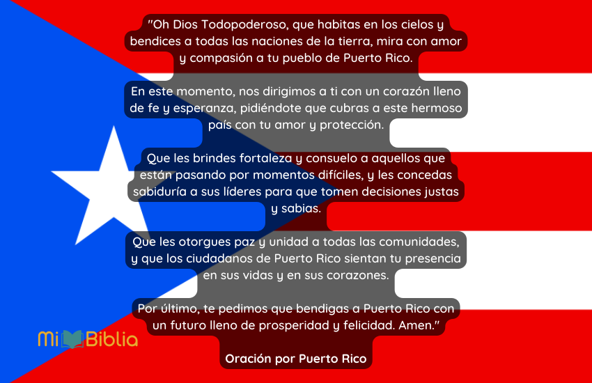 Oración por Puerto Rico