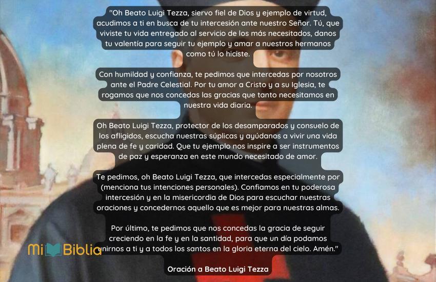 Oración a Beato Luigi Tezza