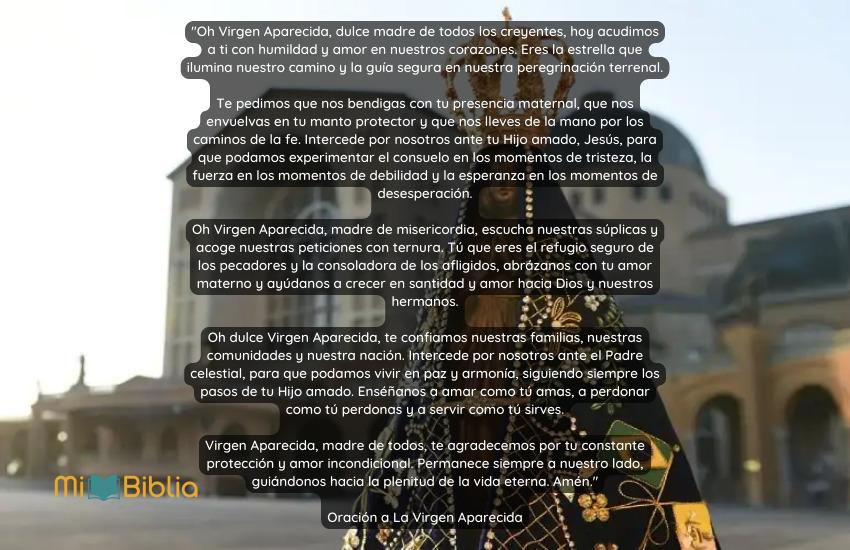 Oración a La Virgen Aparecida