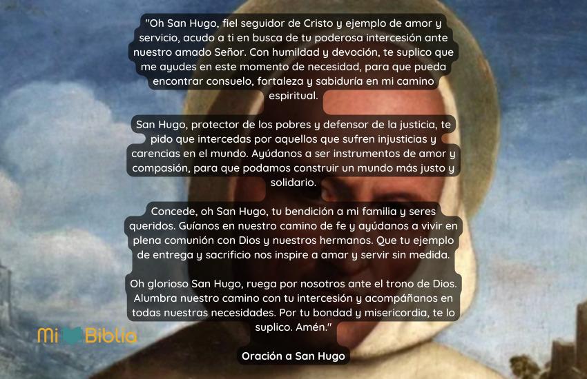 Oración a San Hugo