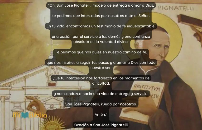 Oración a San José Pignatelli