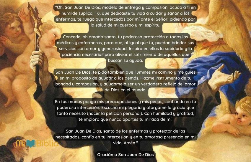 Oración a San Juan De Dios