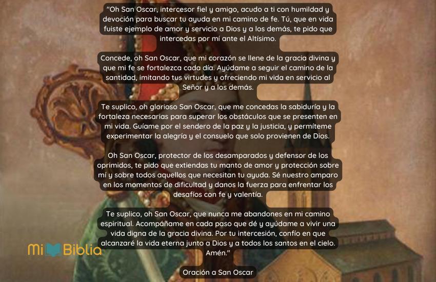 Oración a San Oscar