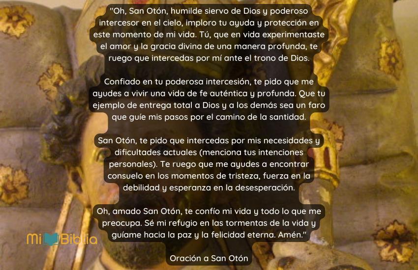 Oración a San Otón